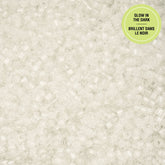 Cylin Beads by John Bead – Glow in the Dark AB - White to Turquoise – 25g Bag